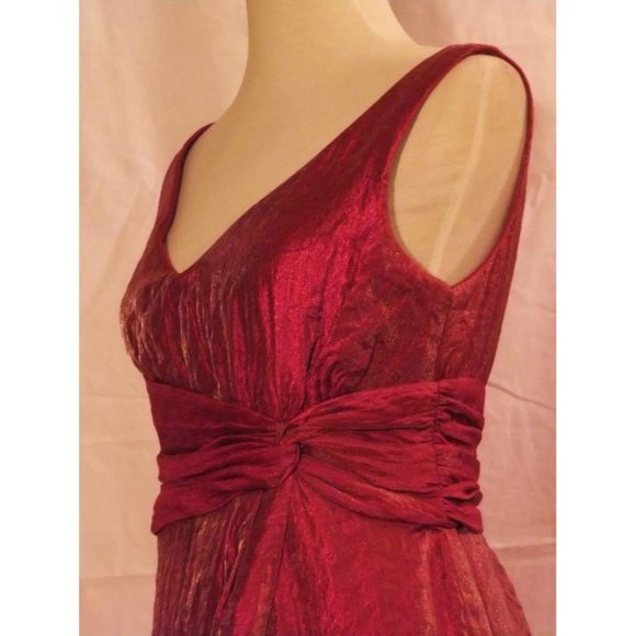 Max & Cleo BCBG Max Azria Bubble Hem Shimmer Dress 6 NEW - Picture 7 of 11